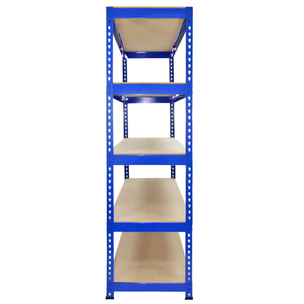 2 x T-RAX Blue Metal Racking Units 75cm x 150cm x 30cm - Used - Good