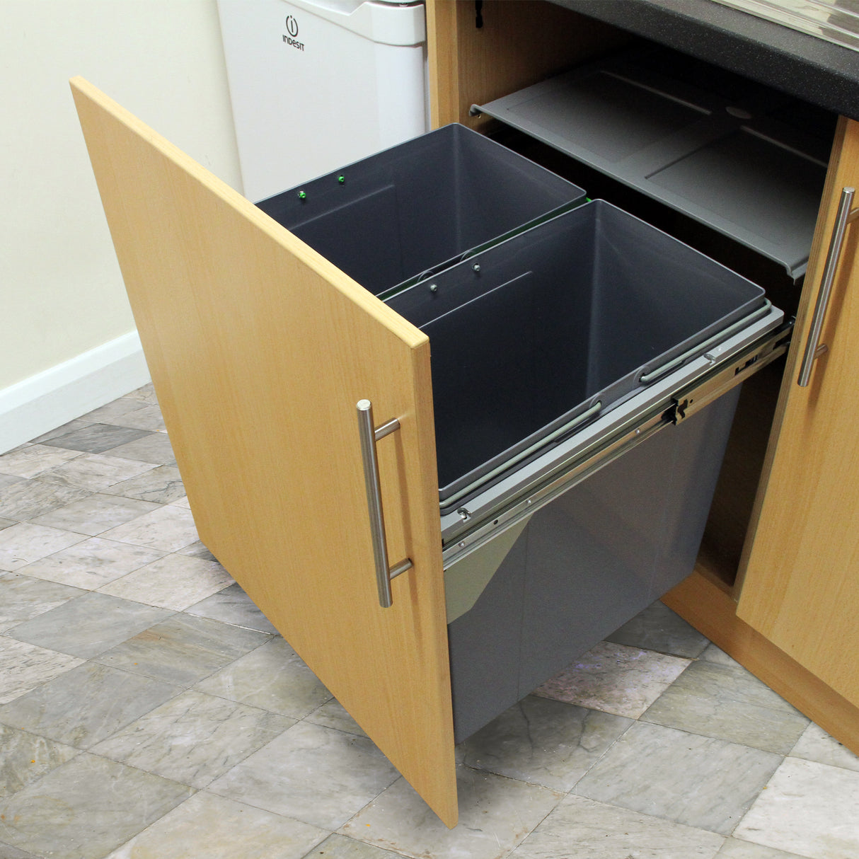 KuKoo 90L Pull Out Recycle Waste Bin - Used - Very Good