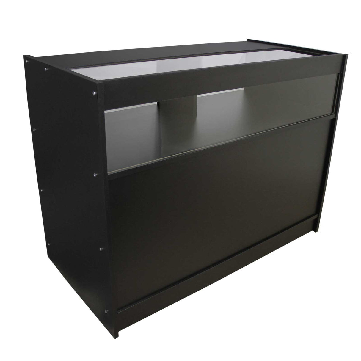B1200 Retail Shop Counter - Black - Used - Acceptable