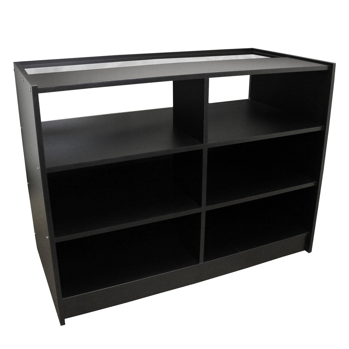 B1200 Retail Shop Counter - Black - Used - Acceptable