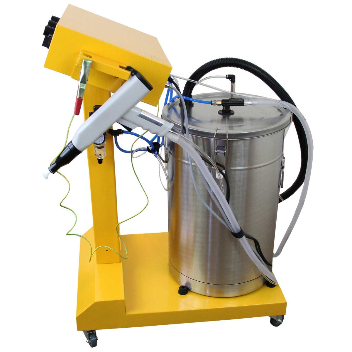 T-Mech Electrostatic Powder Coating Machine & 220L Sandblasting Cabinet - Used - Very Good