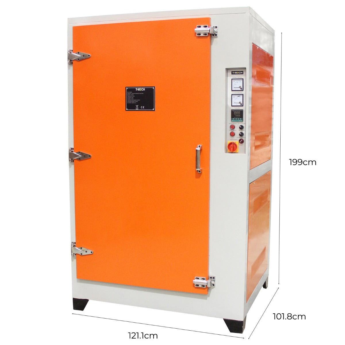 T-Mech Electrostatic Powder Coating Machine & Curing Oven & 220L Sandblasting Cabinet - Used - Acceptable