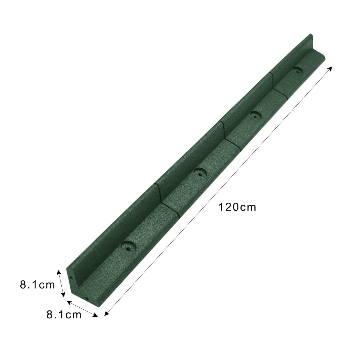 Flexible Lawn Edging Green 1.2m x 12 - Used - Good