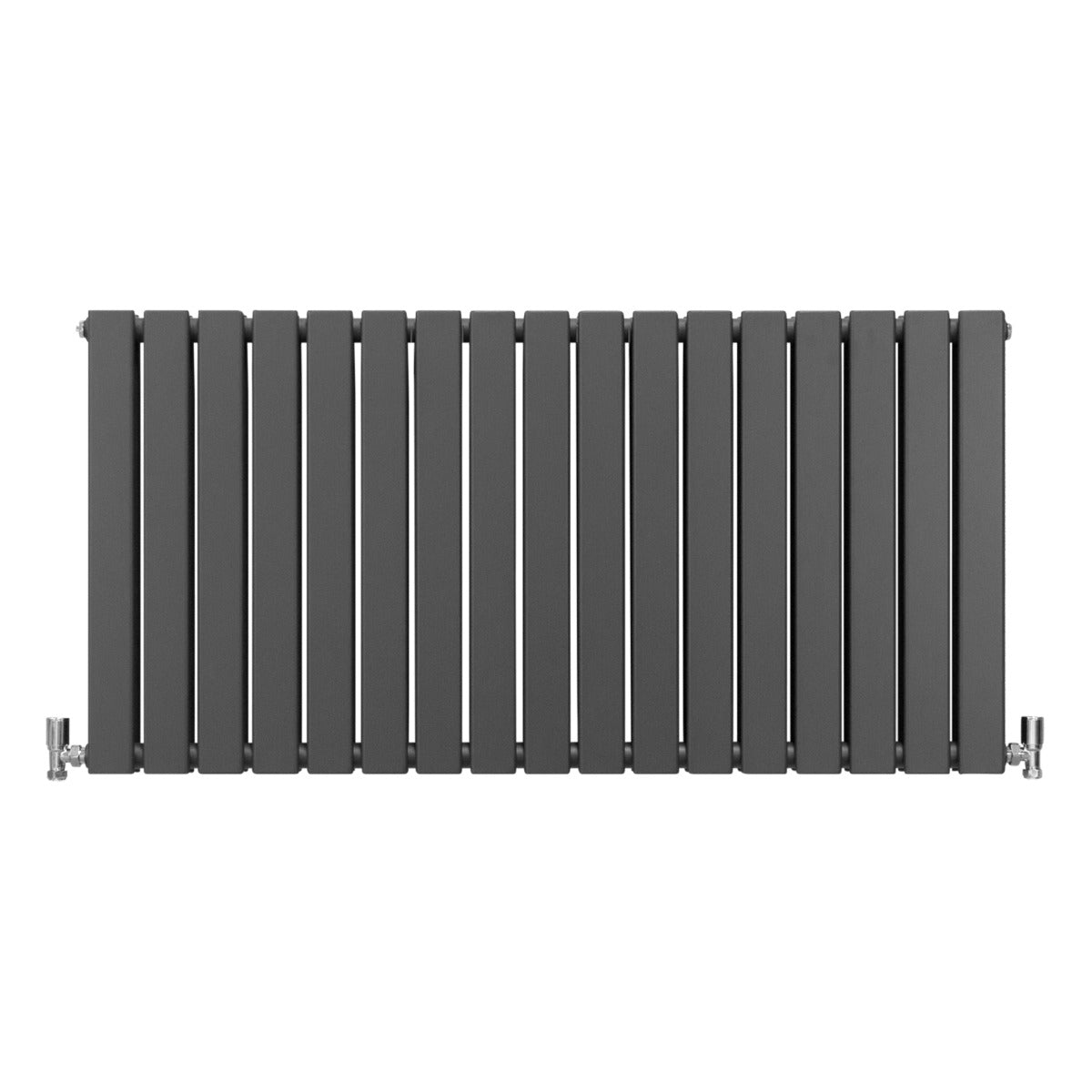 Designer Flat Panel Radiators Anthracite Grey 600mm x 1190mm - Used - Acceptable