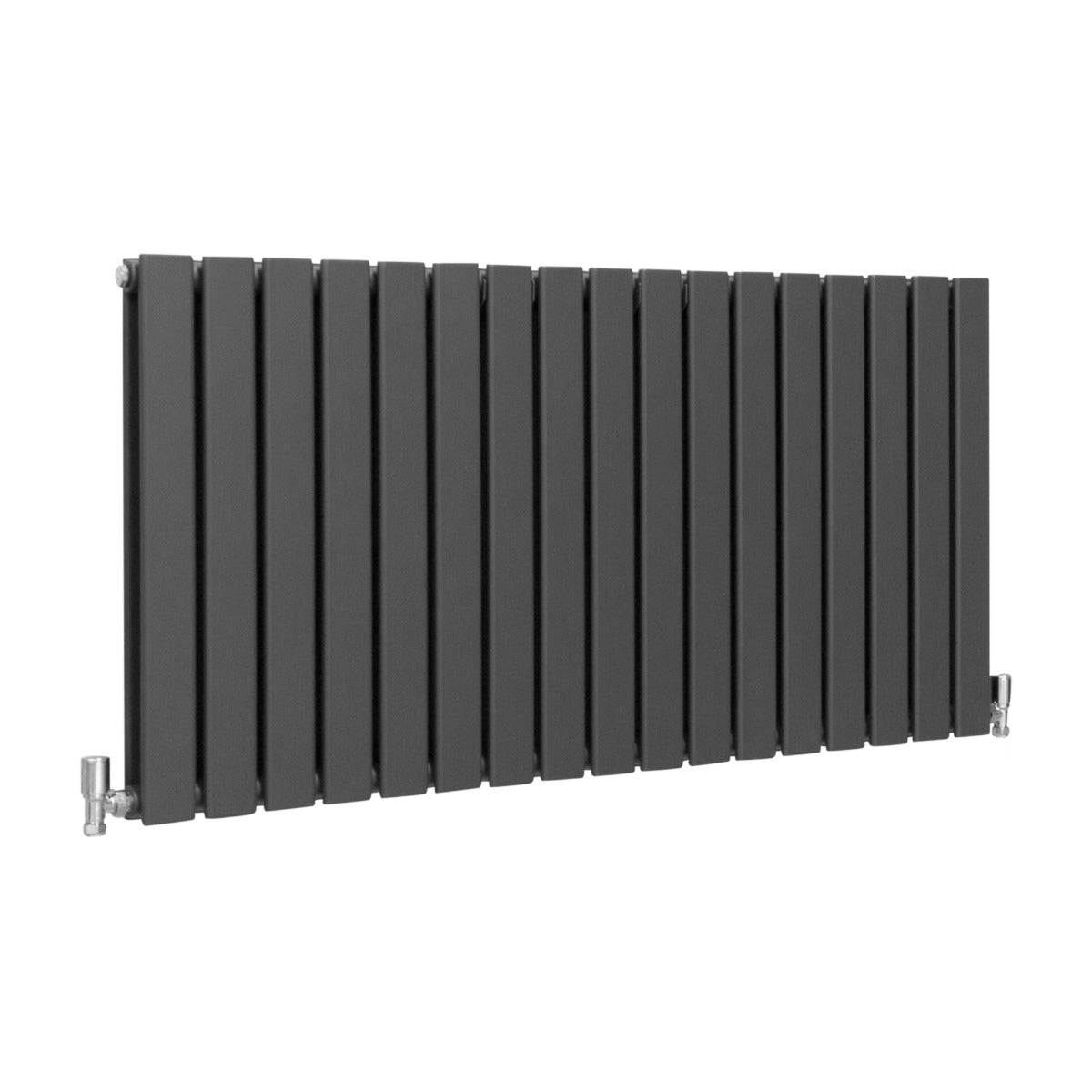 Designer Flat Panel Radiators Anthracite Grey 600mm x 1190mm - Used - Very Good
