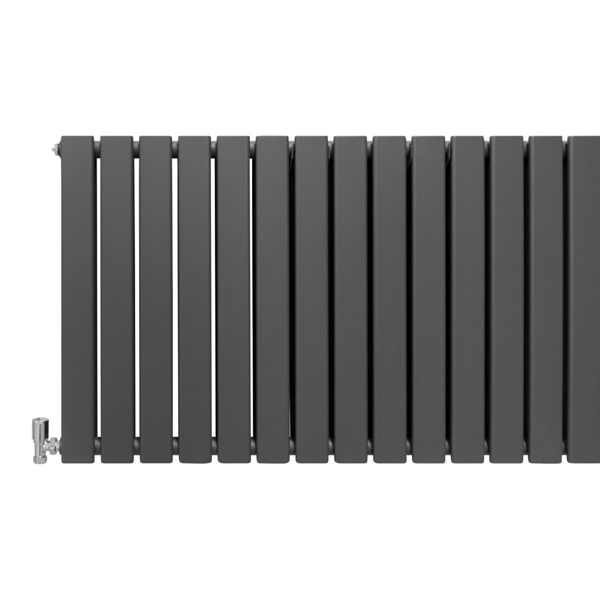 Designer Flat Panel Radiators Anthracite Grey 600mm x 1190mm - Used - Good