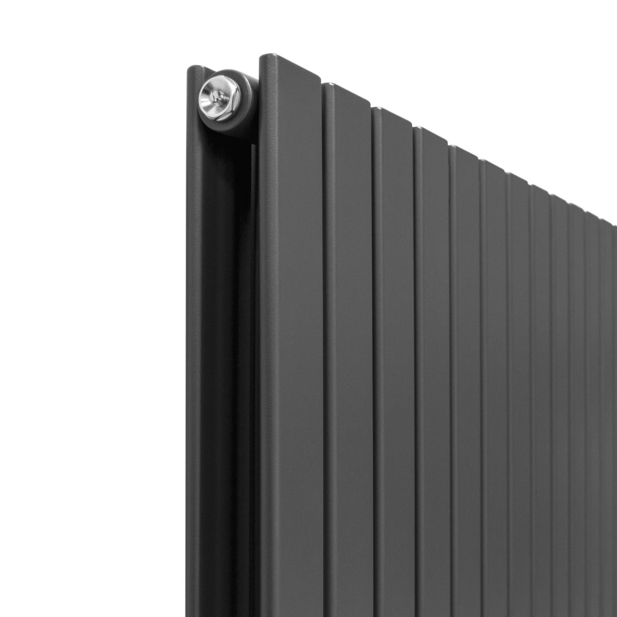 Designer Flat Panel Radiators Anthracite Grey 600mm x 1190mm - Used - Good