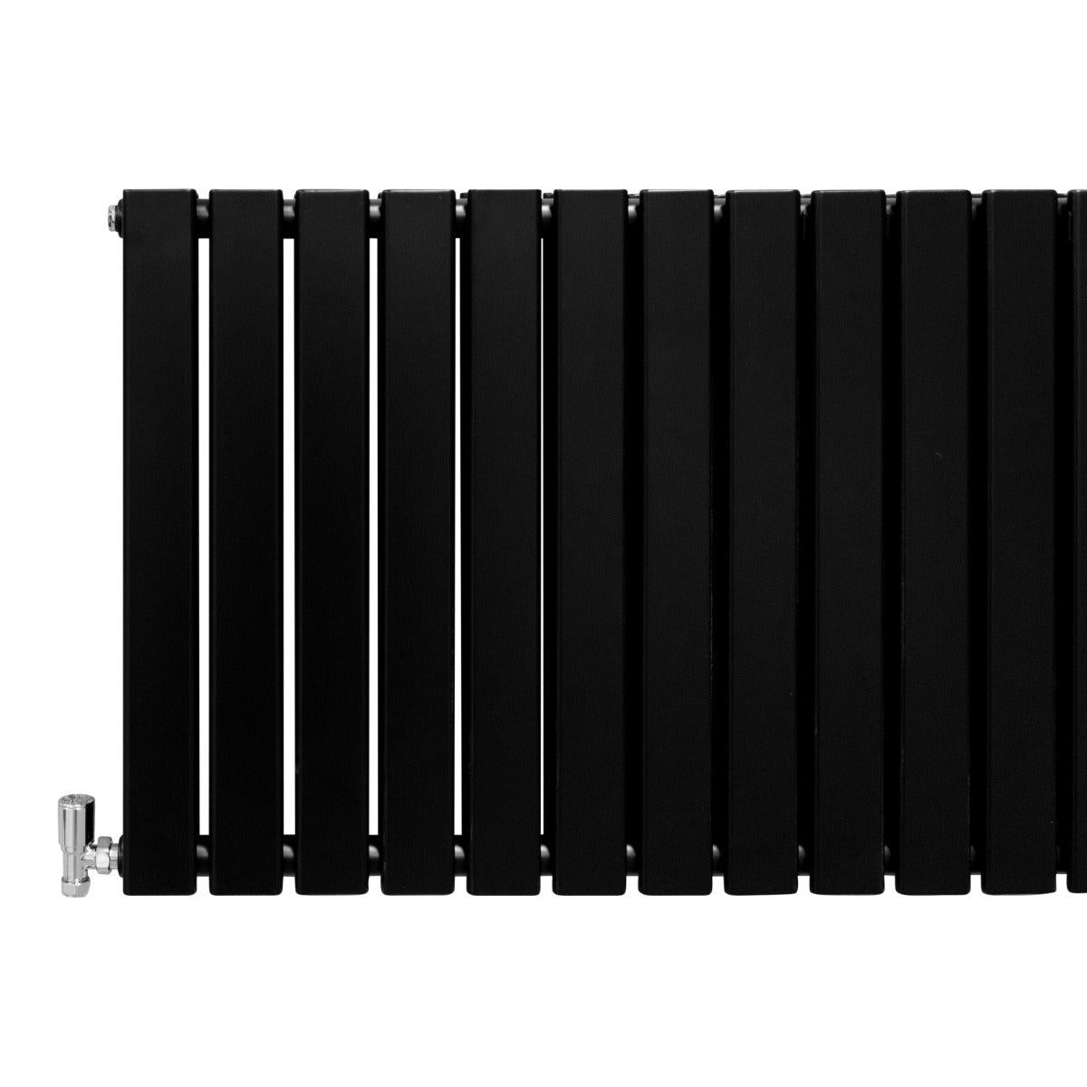 Designer Flat Panel Radiators Matt Black 600mm x 1400mm - Used - Acceptable