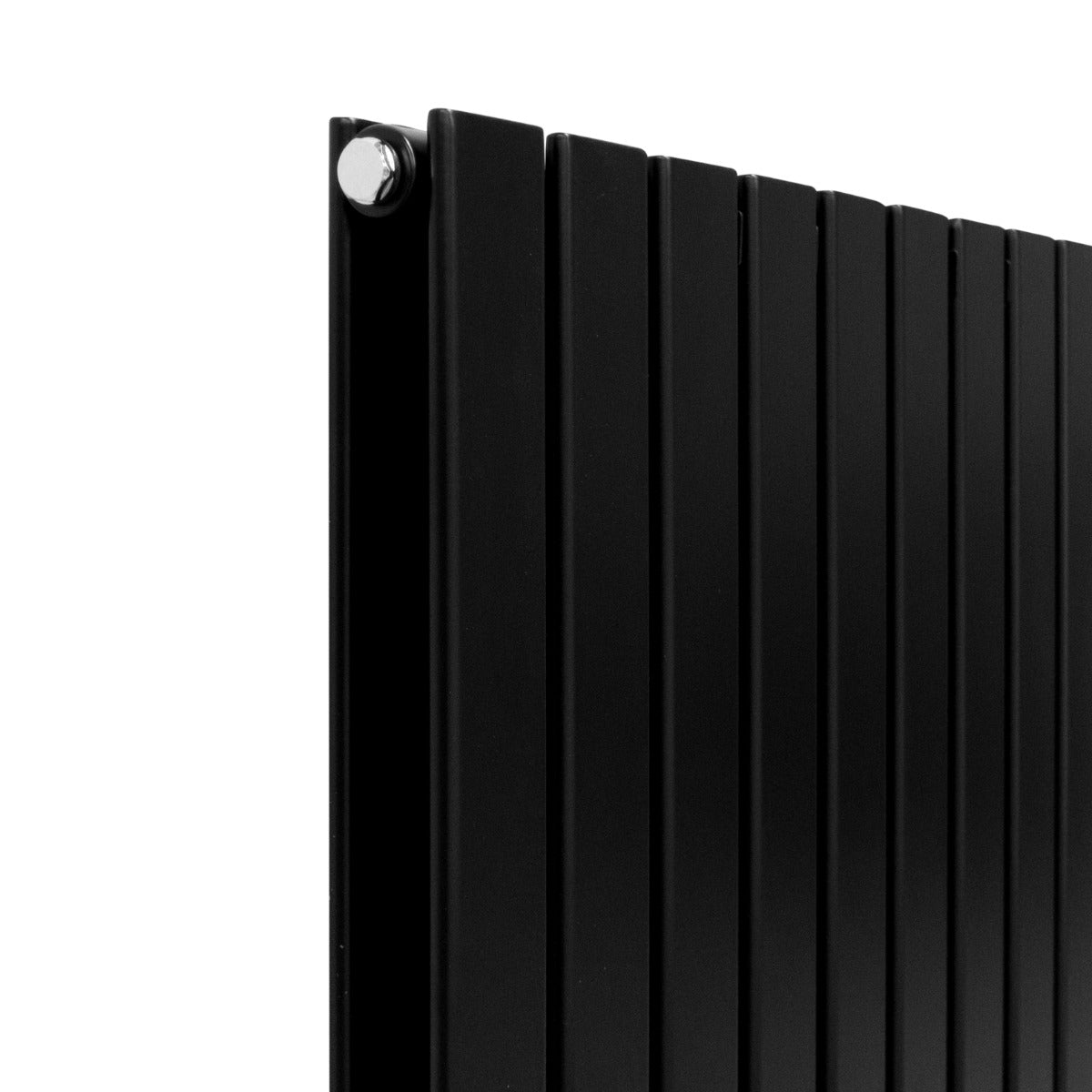 Designer Flat Panel Radiators Matt Black 600mm x 1400mm - Used - Acceptable