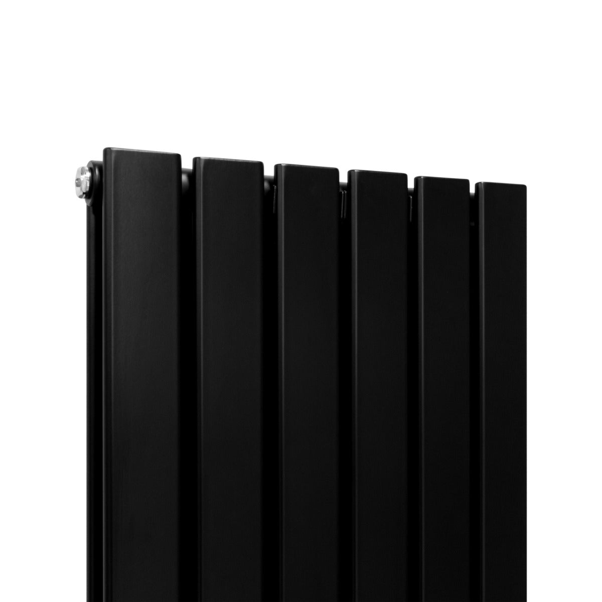 Designer Flat Panel Radiators Matt Black 1800mm x 420mm - Used - Acceptable