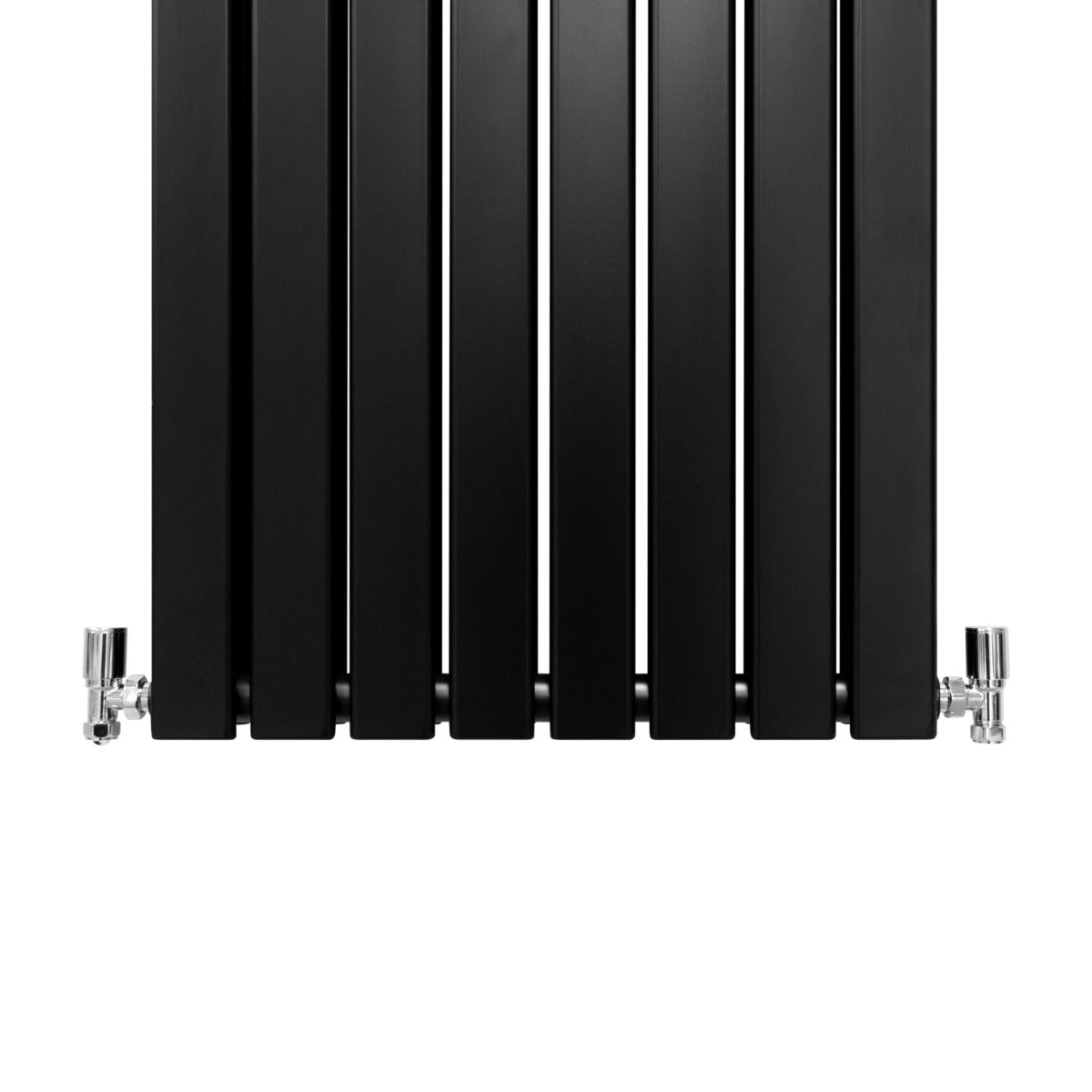 Designer Flat Panel Radiators Matt Black 1800mm x 560mm - Used - Acceptable