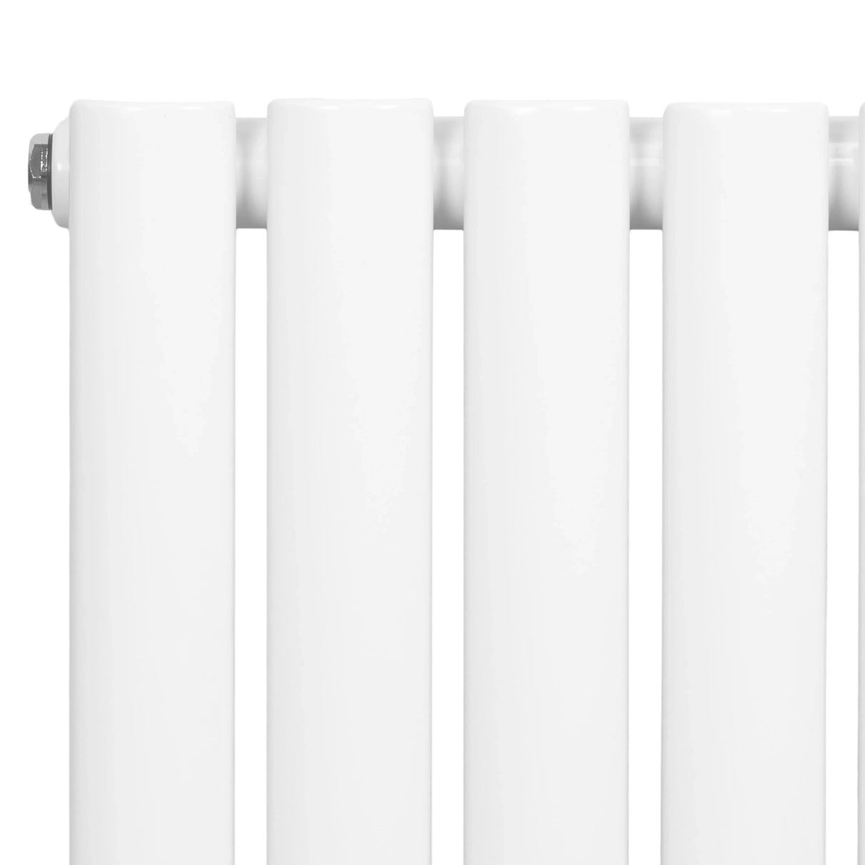 Oval Single Column Radiator - 1600 x 600mm - White - Used - Good