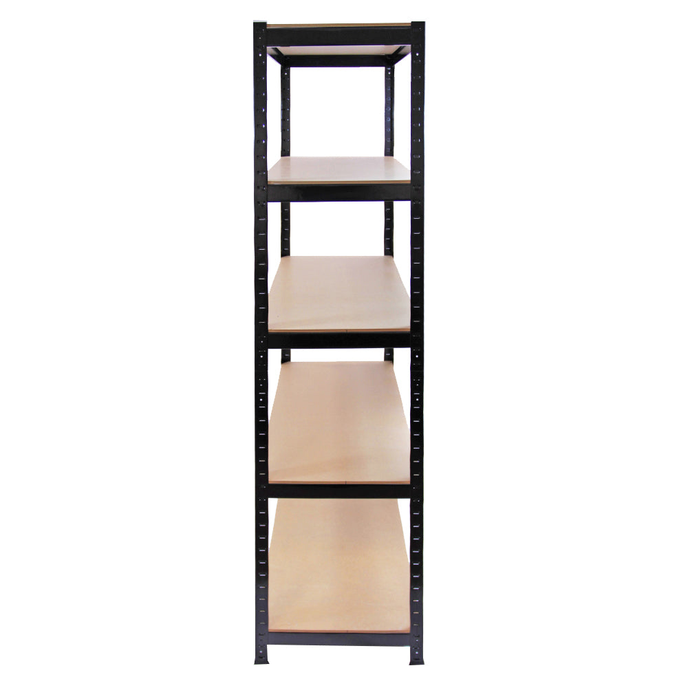 Monster Racking T-Rax Metal Storage Shelves, Black, 90cm W, 45cm D - Used - Acceptable