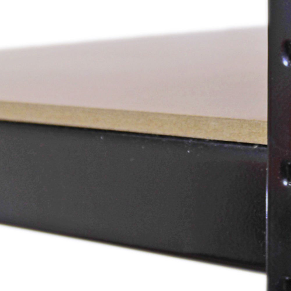 Monster Racking T-Rax Metal Storage Shelves, Black, 90cm W, 45cm D - Used - Acceptable