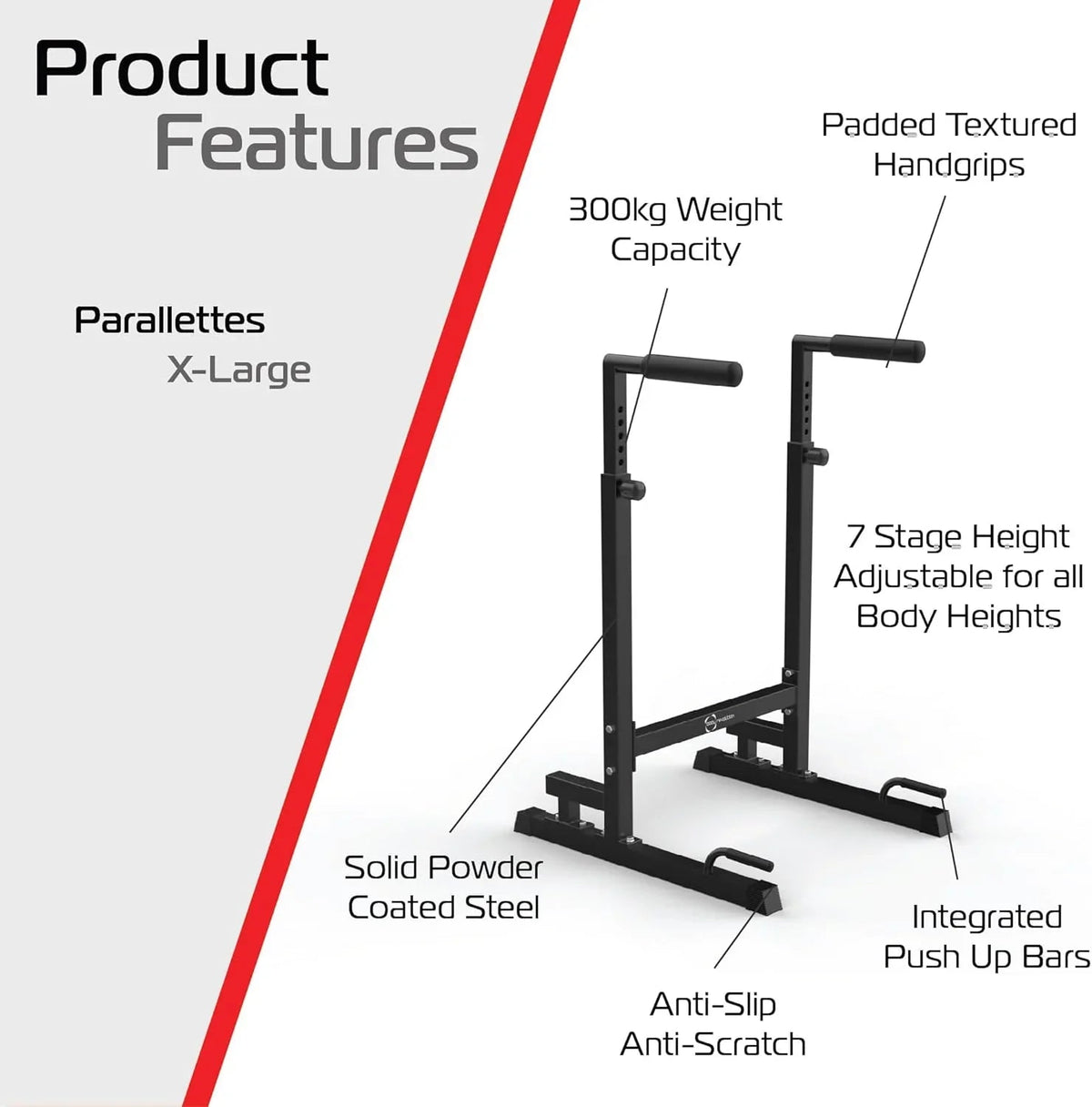 Parallettes Dip Bars XL - Used - Very Good