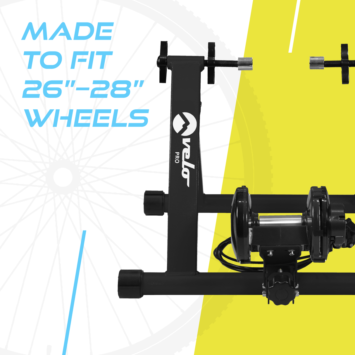 Velo Pro White Magnetic Turbo Trainer - Used - Acceptable