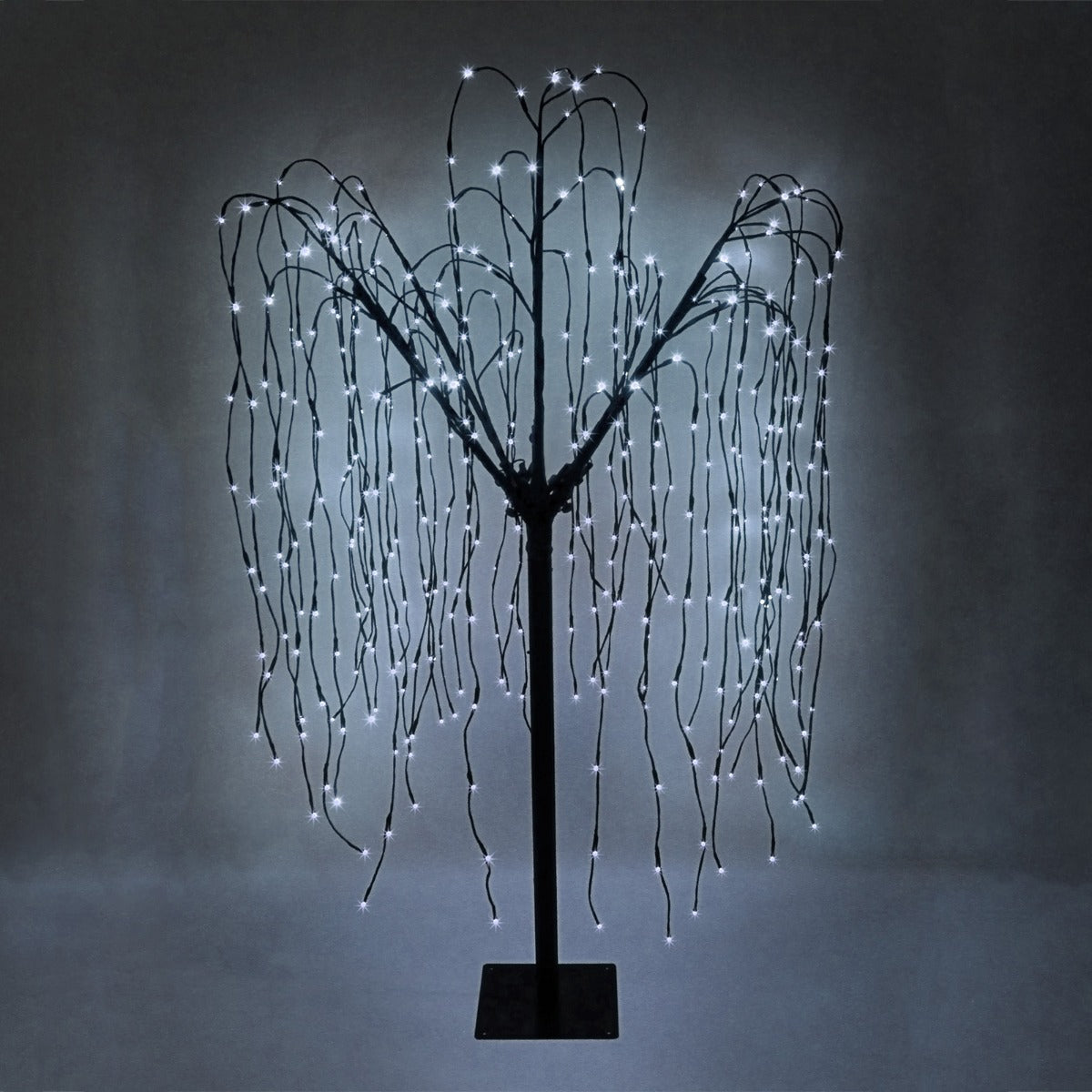 Weeping Willow Tree - 180cm Black 400 Cool White LED - Used - Good