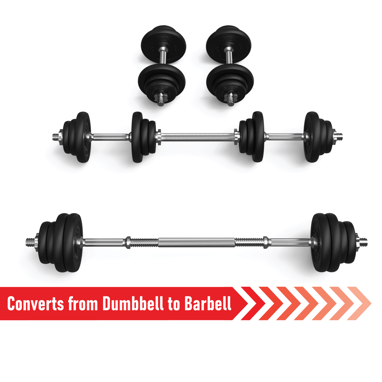 Body Revolution Cast Iron Dumbbell Set 15 kg - 50 kg - Used - Good
