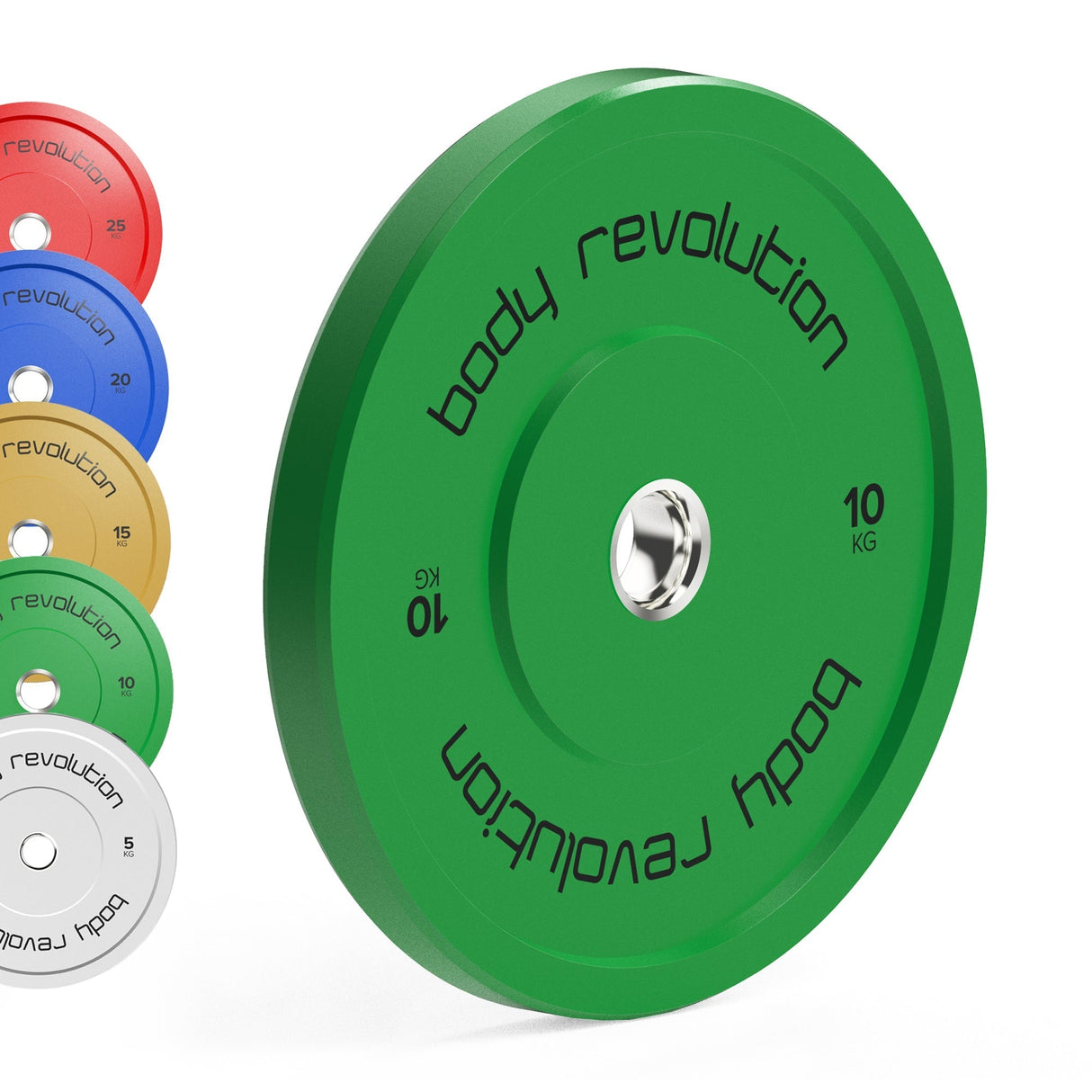 Body Revolution Olympic Bumper Plates (Colour) - Used - Acceptable