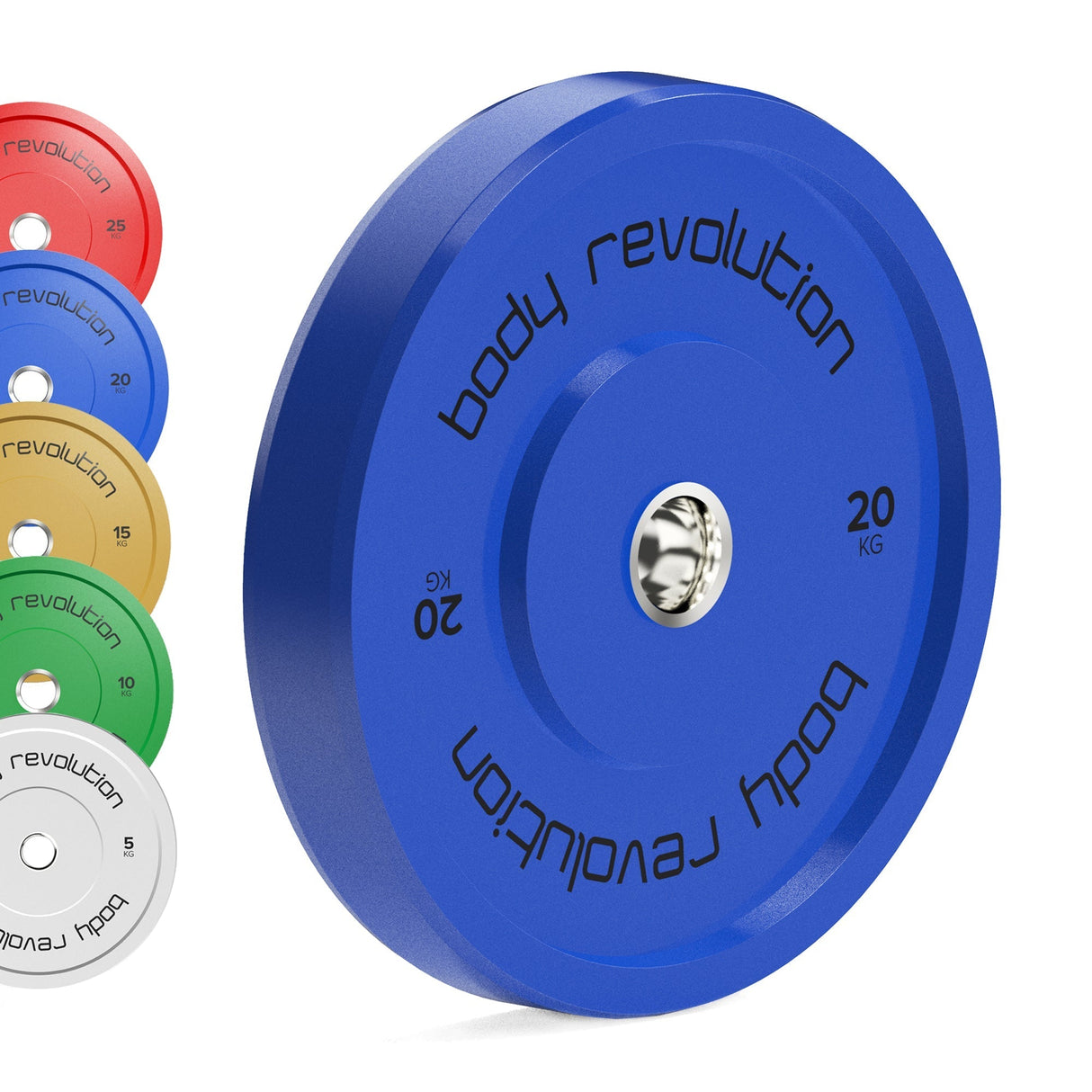 Body Revolution Olympic Bumper Plates (Colour) - Used - Good