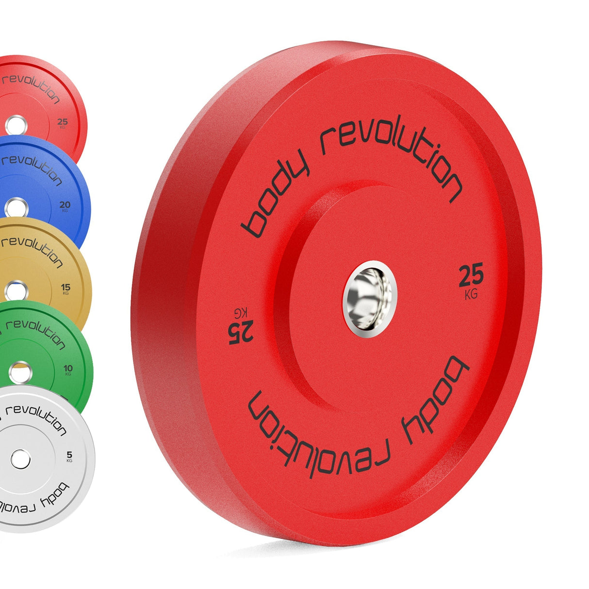 Body Revolution Olympic Bumper Plates (Colour) - Used - Acceptable