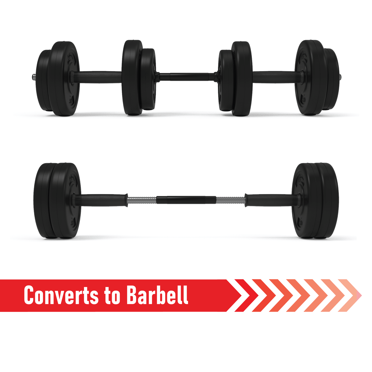 Body Revolution Vinyl Dumbbell Set (10kg - 50kg) - Used - Good