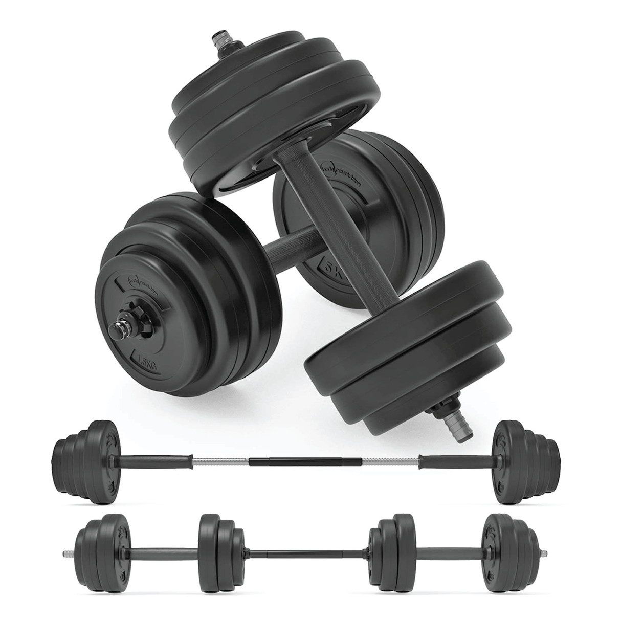 Body Revolution Vinyl Dumbbell Set (10kg - 50kg) - Used - Good