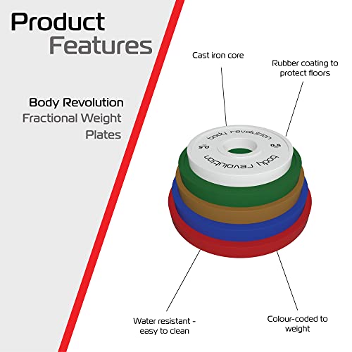 Fractional Bumper Plates - Used - Acceptable