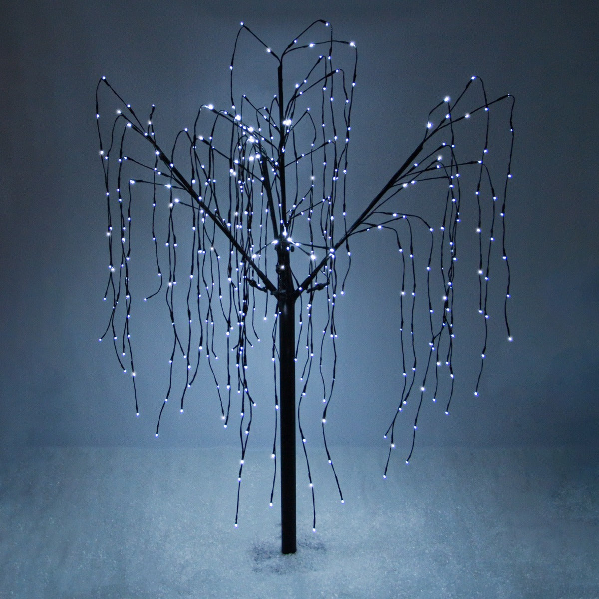 Weeping Willow Tree - 180cm Black 400 Cool White LED - Used - Good