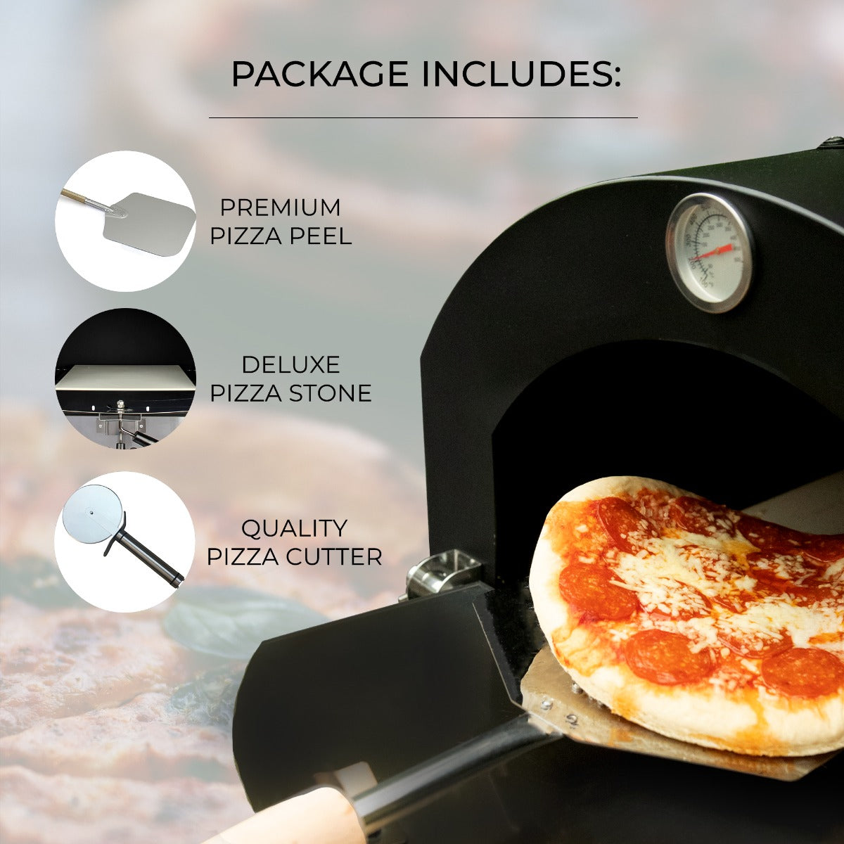 KuKoo Outdoor Pizza Oven & Pizza Peel - Used - Acceptable