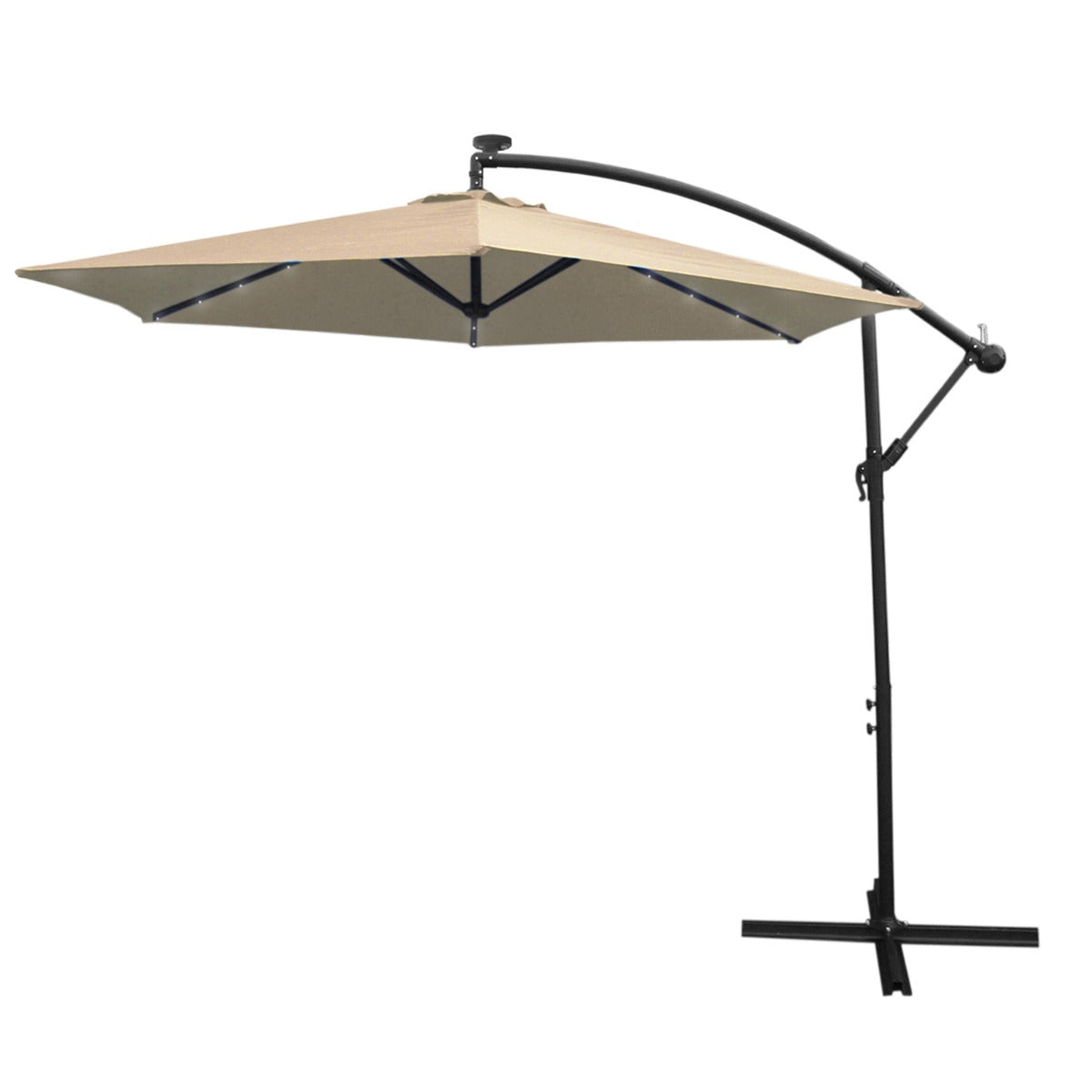 Beige 3m LED Cantilever Parasol - Used - Very Good