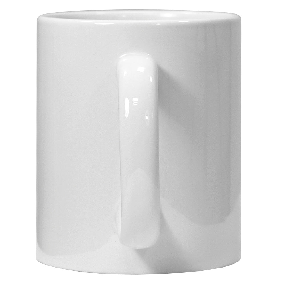36 White Polymer Coated AAA Mugs With Boxes - Used - Very Good