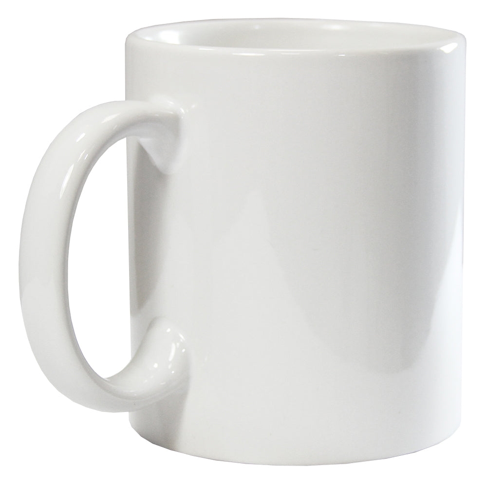 36 White Polymer Coated AAA Mugs With Boxes - Used - Very Good