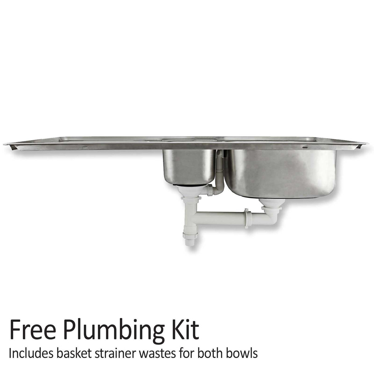 Premium Stainless Steel Kitchen Sink - Used - Good