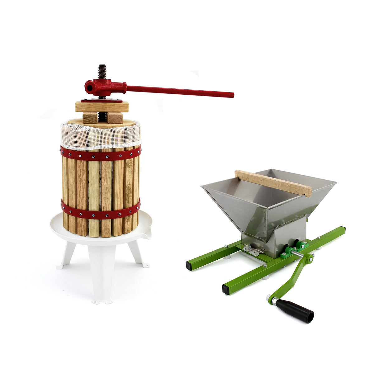 KuKoo Fruit Crusher & 12 Litre Fruit Press - Like New