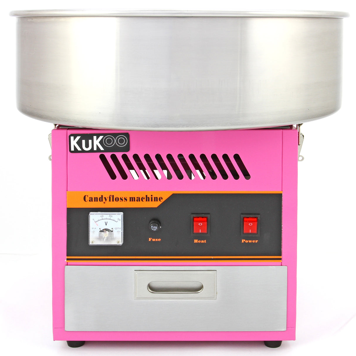 KuKoo Candy Floss Machine & Protective Dome - Used - Acceptable