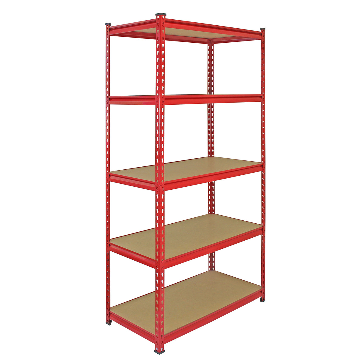 Monster Racking Z-Rax Extra Strong Steel Shelves, Red, 90cm W, 45cm D - Used - Acceptable