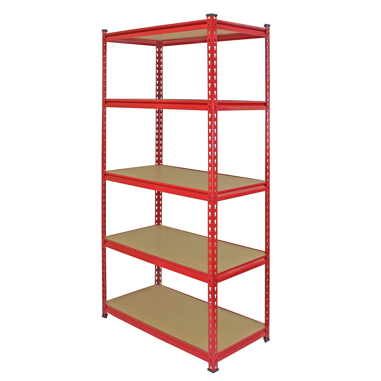 Monster Racking Z-Rax Extra Strong Steel Shelves, Red, 90cm W, 45cm D - Used - Good