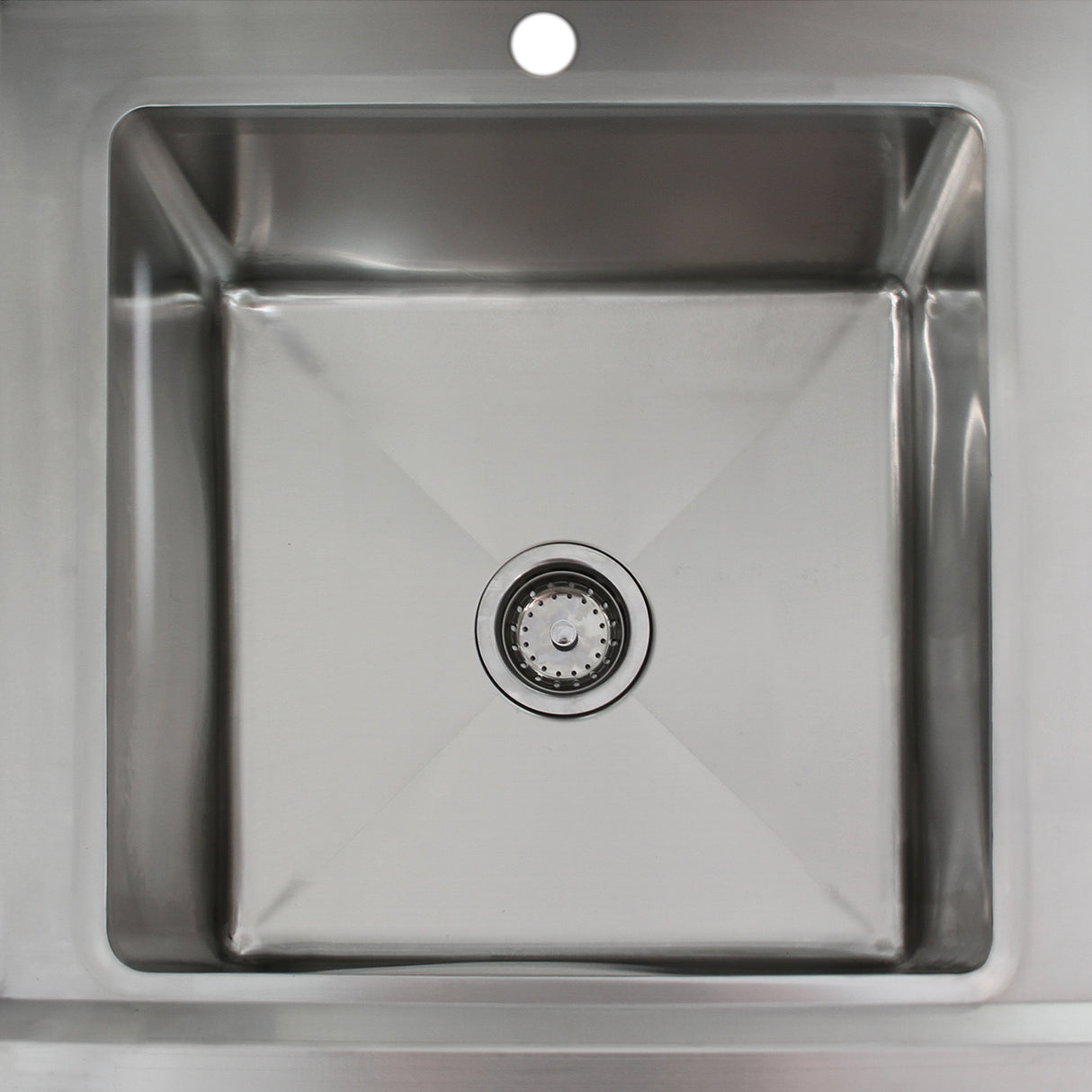 KuKoo Commercial Stainless Steel Sink - Right Hand Drainer - Used - Acceptable