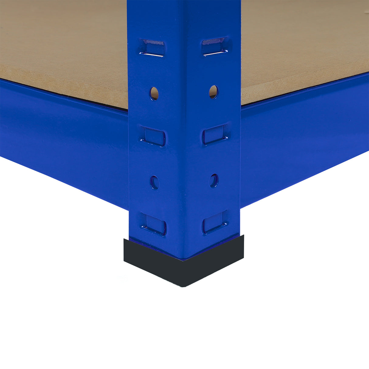 Monster Racking T-Rax 5 x Extra Wide Storage Shelves, Blue, 160cm W, 60cm D - Used - Acceptable