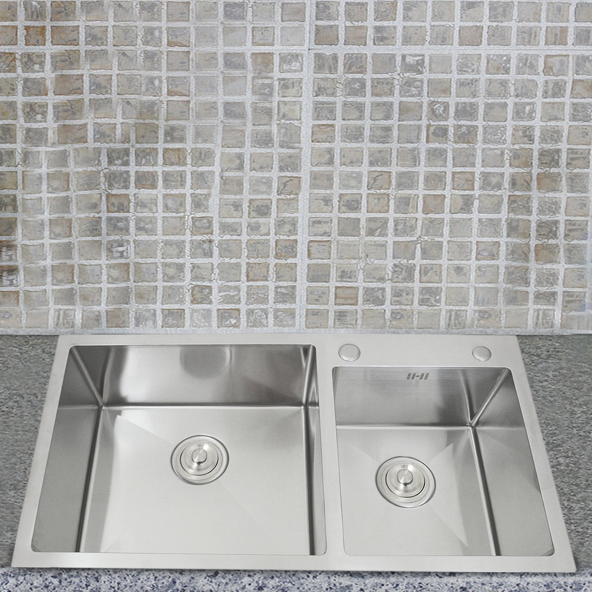 KuKoo Double Stainless Steel Sink - Used - Good