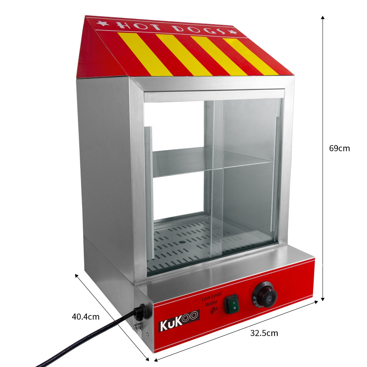 KuKoo Commercial Hot Dog Steamer - Used - Acceptable