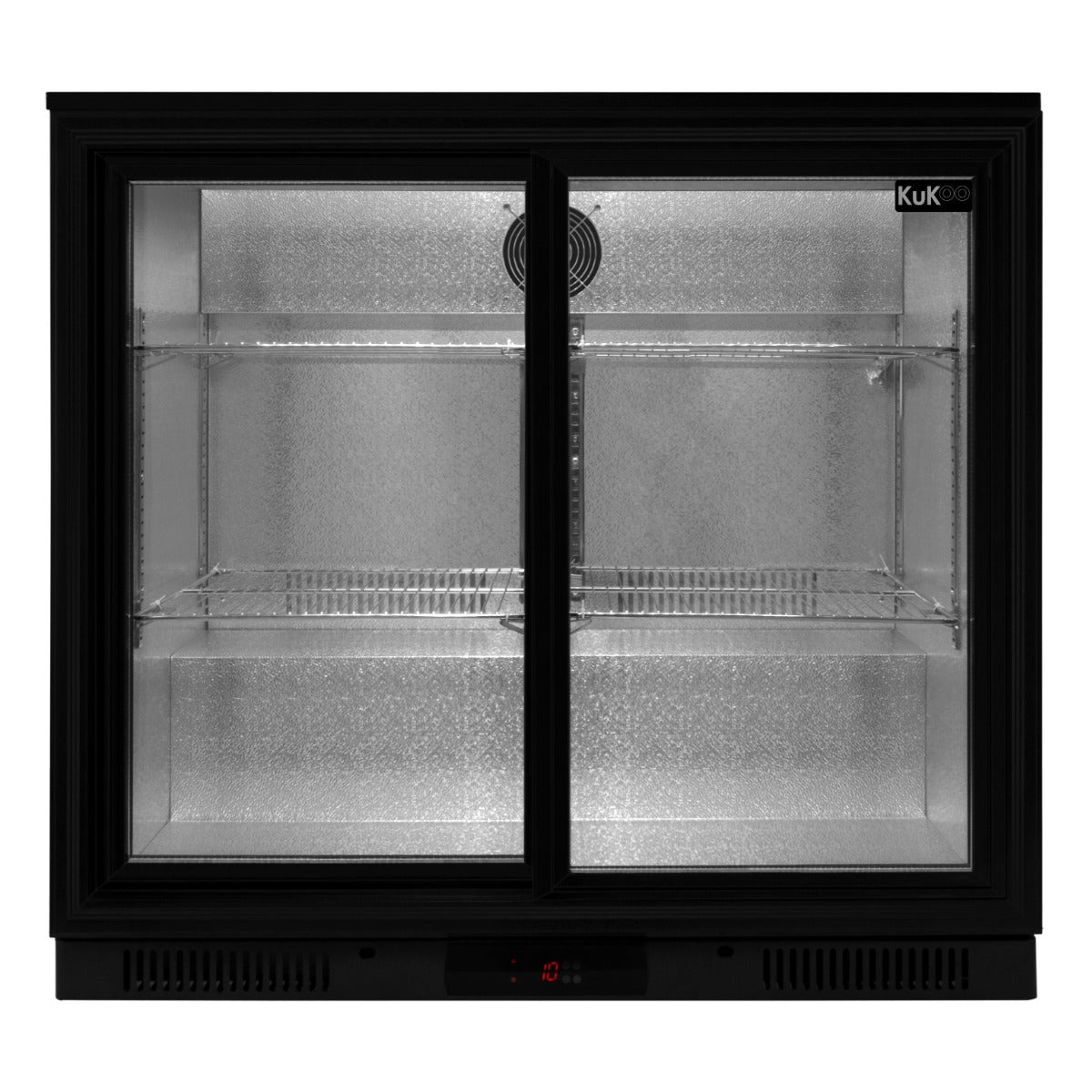 Back Bar Fridge Cooler - Sliding Double Door - Used - Acceptable