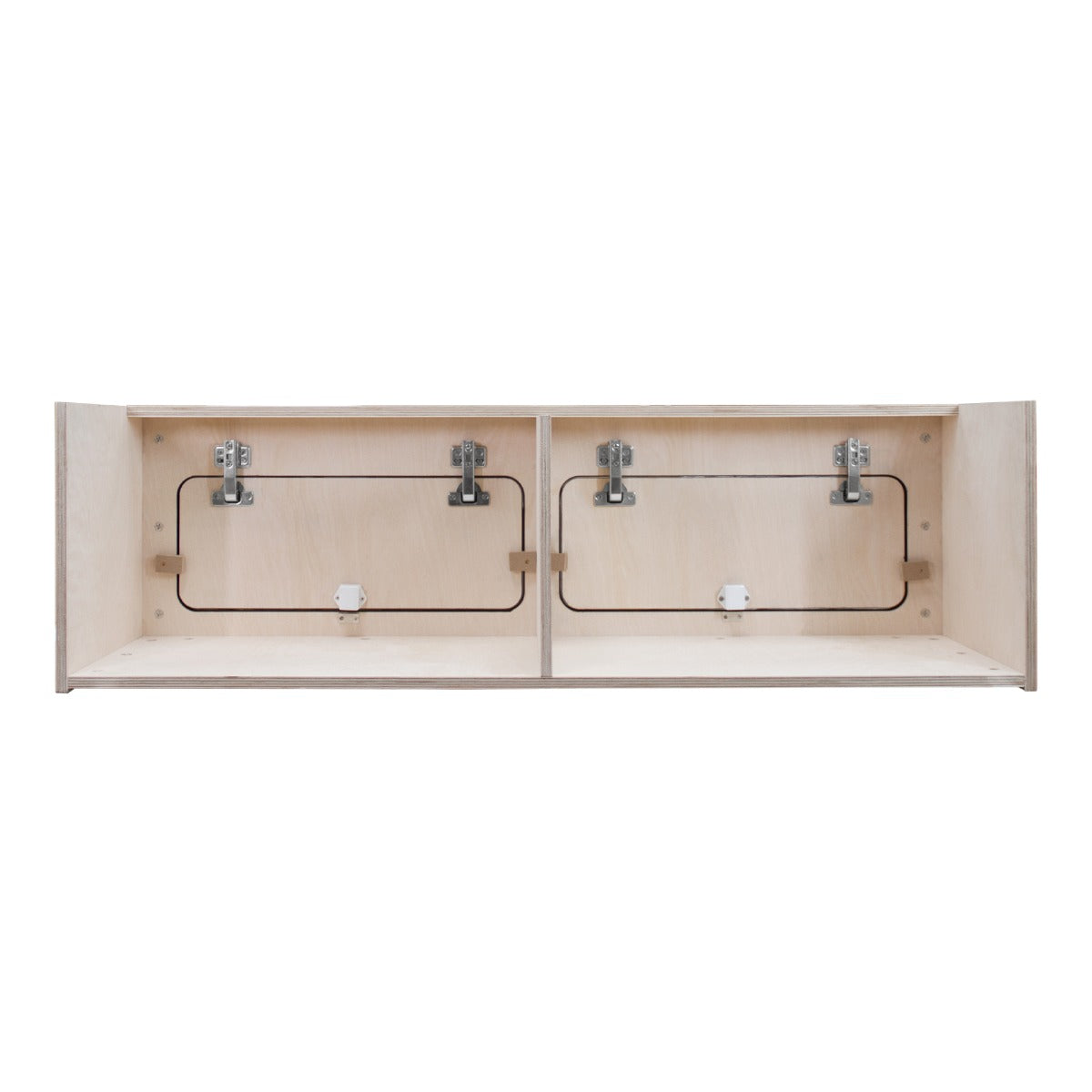 Overhead Camper Cabinet With Black Trim – 120cm x 35cm x 35cm - Used - Good
