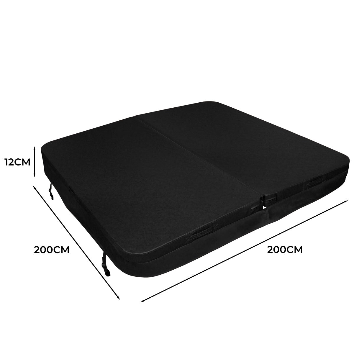 2m Hot Tub Spa Cover – Black - Used - Very Good