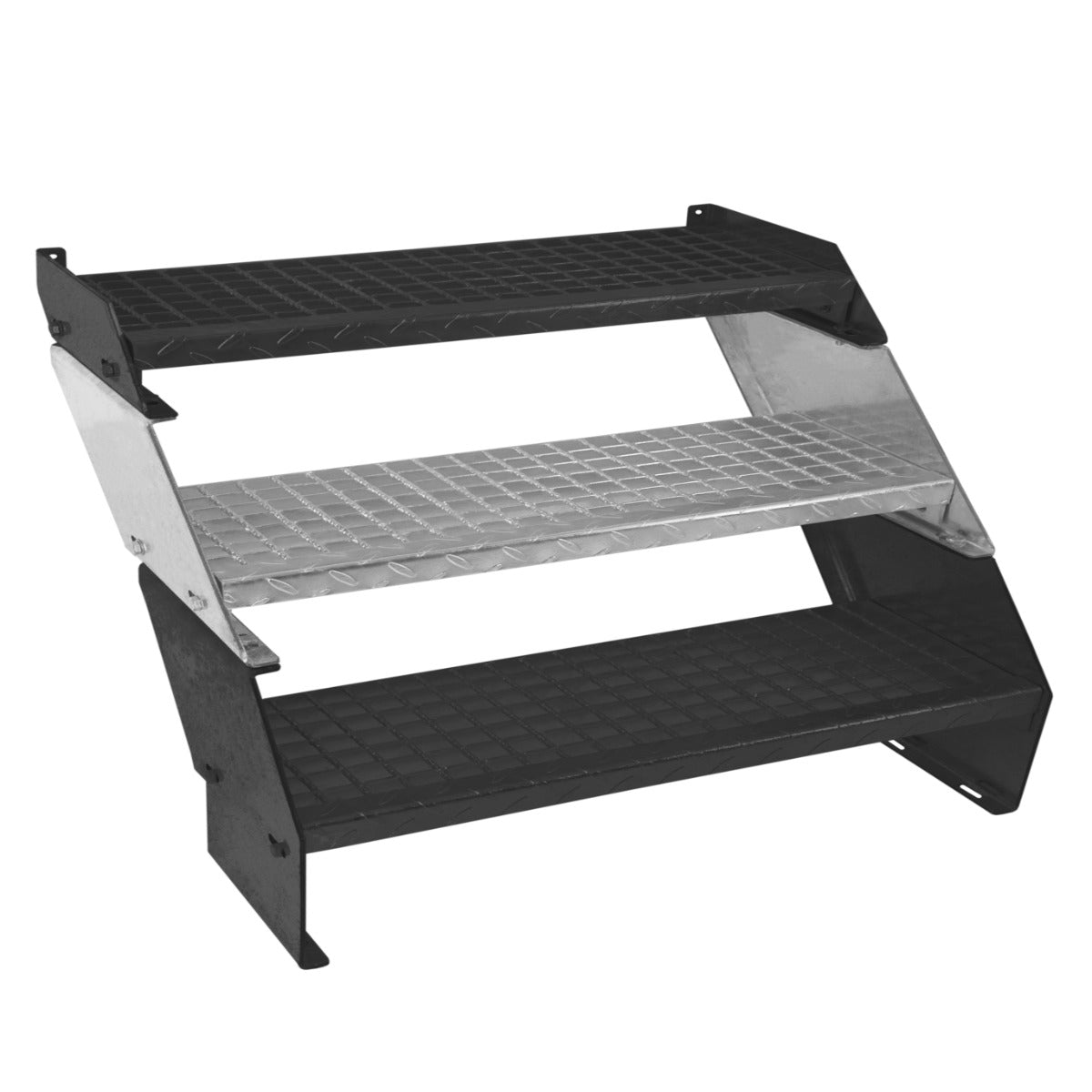 Additional Galvanised Steel Steps - 900mm Wide - Used - Acceptable