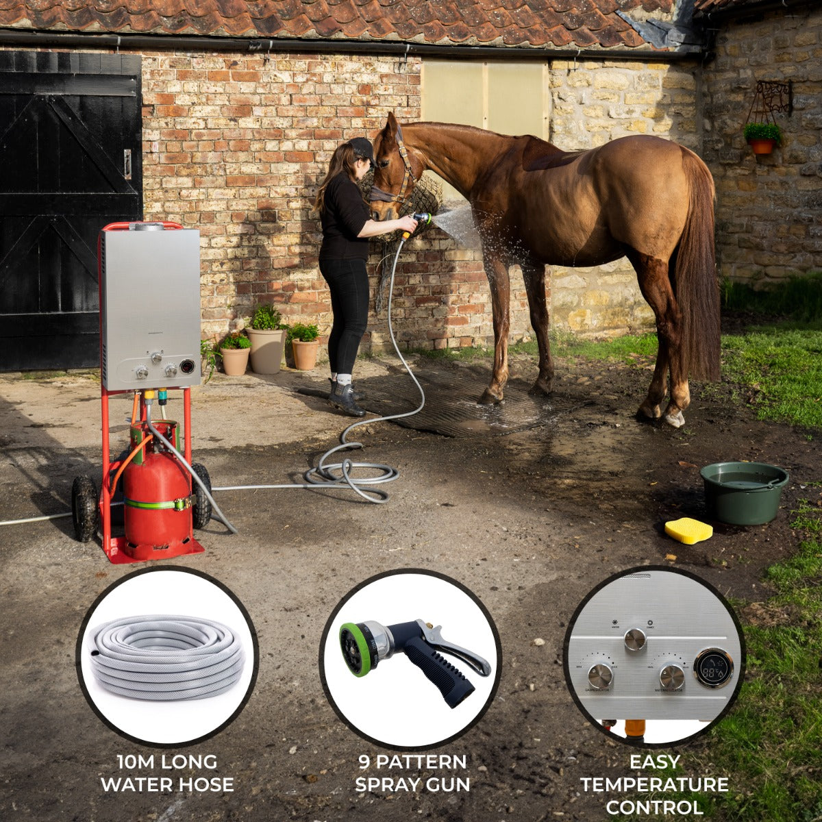 Portable Horse Shower 18L - Used - Acceptable