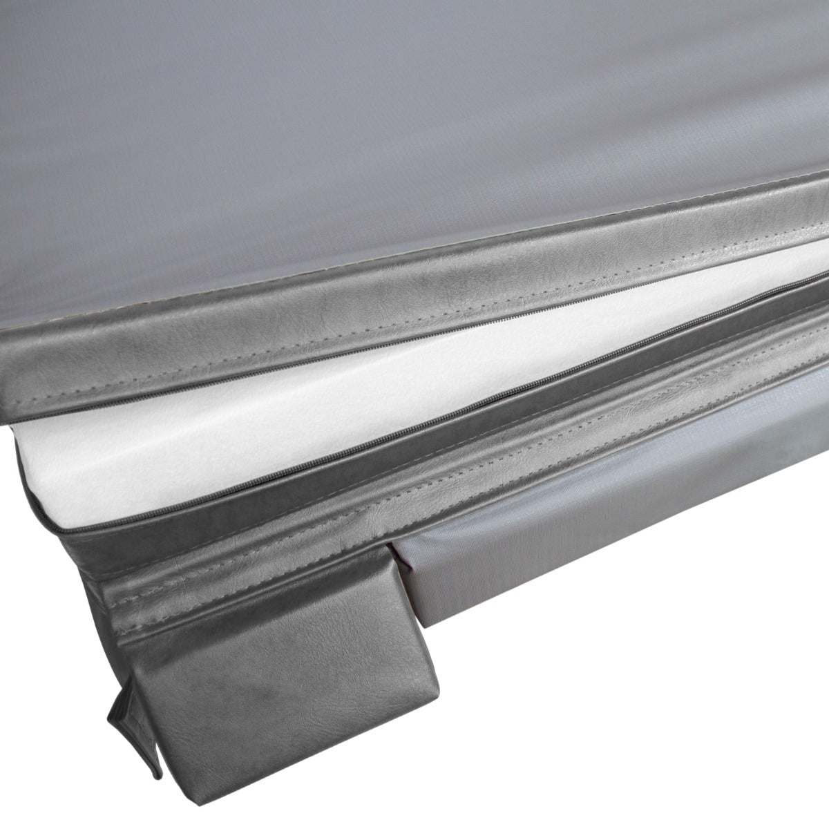 2.1m Hot Tub Spa Cover - Grey - Used - Acceptable