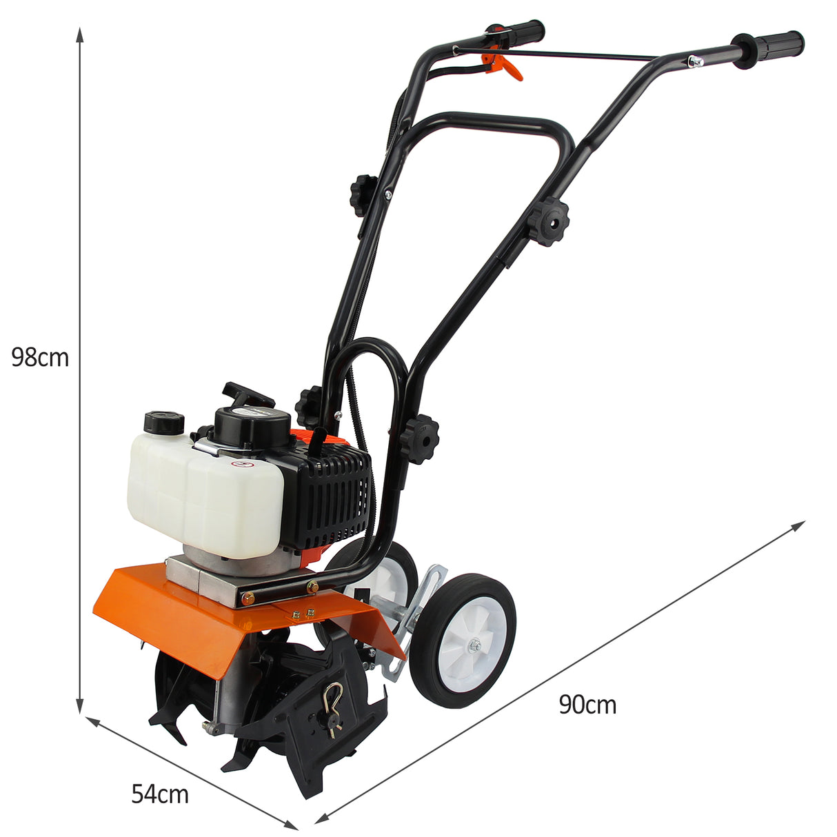 T-Mech 52cc Garden Tiller - Like New