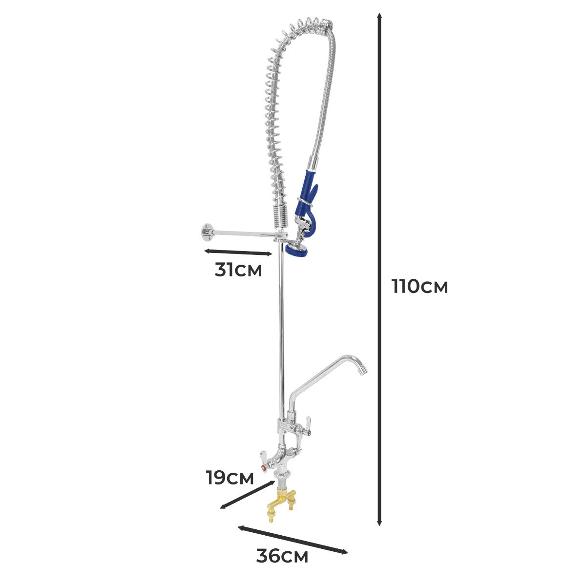 KuKoo Pre-Rinse Commercial Tap - Like New